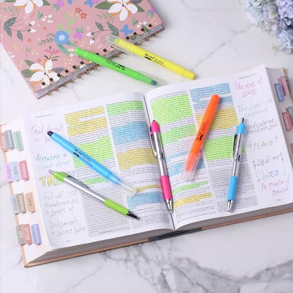 Mr. Pen- Bible Highlighters and Pens No Bleed, 8 Pack | Colorful Ink Pens 0.7mm for Highlighting, Bullet Journaling, Note-Taking, Summarizing, Bible Study, Planning