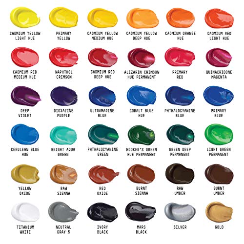 Liquitex BASICS Acrylic Paint Set, 36 x 22ml (0.74-oz) Tube Paint Set - style: 36 x 22ml (0.74-oz)