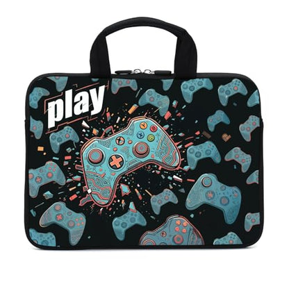 AMARY Laptop Sleeves 11.6" 12" Laptop Handle Bag Neoprene Notebook Carrying Pouch Chromebook Sleeves case (Games-1) - color: Games-1