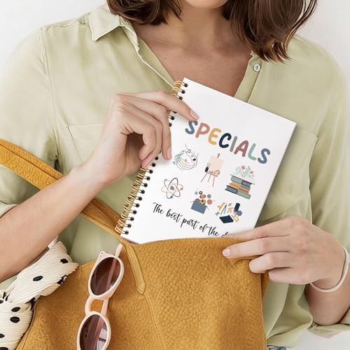 Teacher Spiral Notebook Journal, Specials End of Year Best Teacher Gifts Journal for Notes Planning, Teachers Appreciation Gifts Maestra for Notes Taking, 5.5 X 8.3 Inch - color: Specials