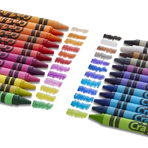 Cra-Z-Art Washable Crayons, Bulk Pack, 24 Count, 6 Packs of Crayons, Bulk School Supplies for Classroom, Back to School Essentials - size: 24 Count (Pack of 6)