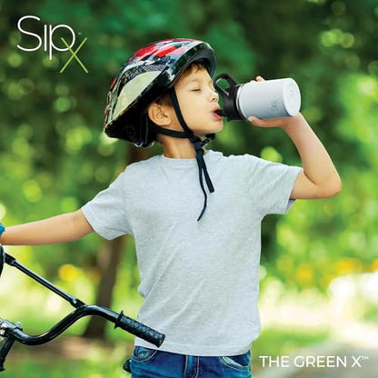 SIPX™ 12 oz Insulated Water Bottle with Straw Lid – Leakproof Stainless Steel, BPA-Free, Easy to Carry – Perfect for School, Camp, Sports & Travel –Blue - color: Beach Day Blue