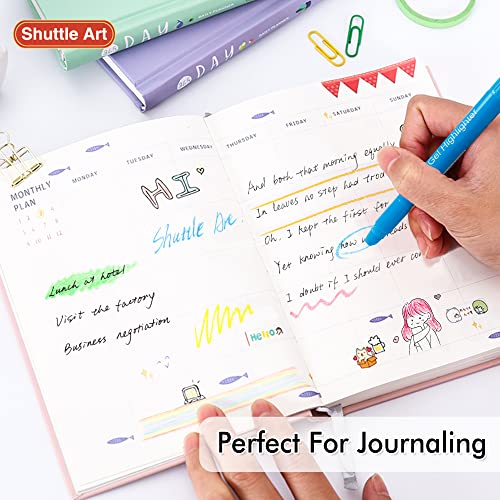 Shuttle Art 10 Pastel Colors Gel Highlighters,Bible Highlighters,No Bleed Through, Bible Journaling Supplies,Great for Journaling, Highlighting and Studying - color: 10 Pastel Colors