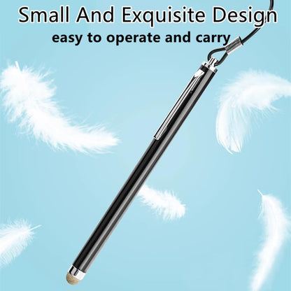 Pen for Touch Screens, Tablet Touch Pen with Chain Capacitive Touch Screen Pen Black High Sensitivity for Mobile Phone Tablet Laptop