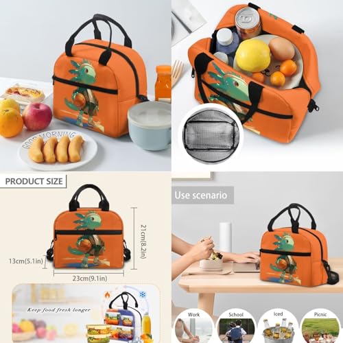 17 Inch Kid's 4PCS Backpack Set, Back to School Essentials | Insulated lunch box, water bottle pouch, pencil case, lightweight, padded shoulder straps, for elementary, middle school - color: Basketball Axolotl