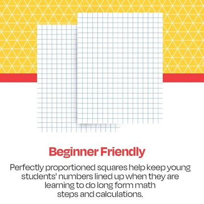 School Smart Graph Paper, 8-1/2 x 11 Inches, 1/4 Inch Rule, White, 500 Sheets - size: 8-1/2 x 11 Inches
