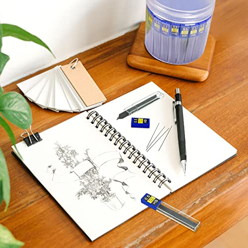 Morepack 0.5 mm Lead Refill, 840Pieces 0.5 Lead Refills for Mechanical Pencil,0.5 mm HB, Break Resistant Mechanical Pencil Refills,70 Tubes - style: 0.5 mm