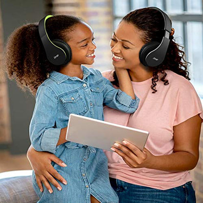 ZIHNIC Bluetooth Headphones Over-Ear, Foldable Wireless and Wired Stereo Headset Micro SD/TF, FM for Cell Phone,PC,Soft Earmuffs &Light Weight for Prolonged Wearing(Black/Gray) - color: Gray