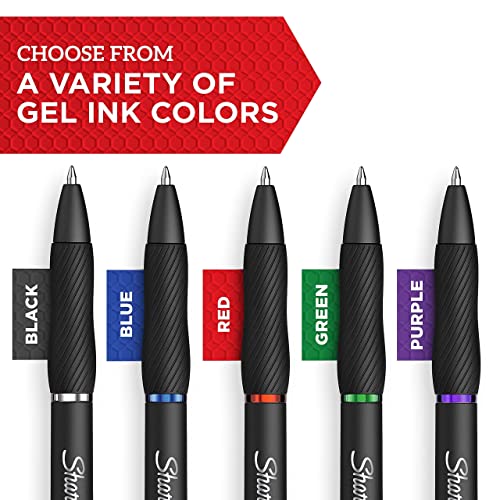 Sharpie S-Gel Pens, Fine Point (0.5mm), Blue Gel Ink, For Home, Office, School (Pack of 24) - size: 1 Count (Pack of 24)