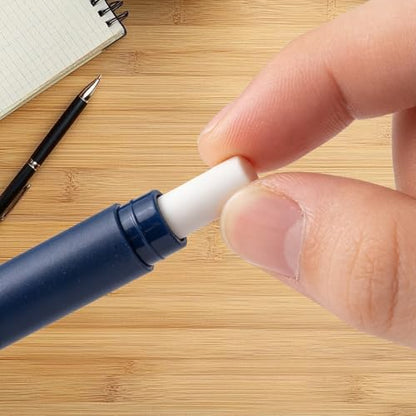 100-Pack Mechanical Pencil Eraser Refills - Erasers Refill White Available for Most Mechanical Pencil - Easy to Clean Without Scratching Paper