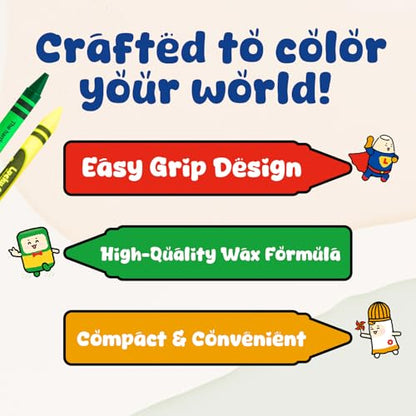 wrapped Bulk Crayons Classpack (450 Regular Size wrapped, 50 each of 9 colors), Bulk School Supplies for Teachers, Kids Crayons, Arts and crafts Classroom Supplies - style: 450 Regular Size wrapped