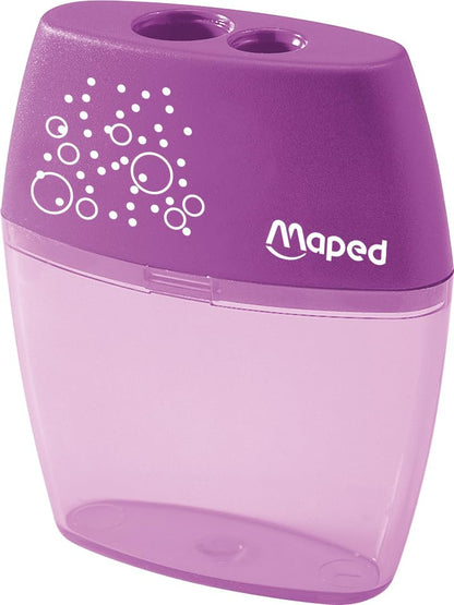Maped Shaker 2 Hole Sharpener, Assorted Colors (634755)