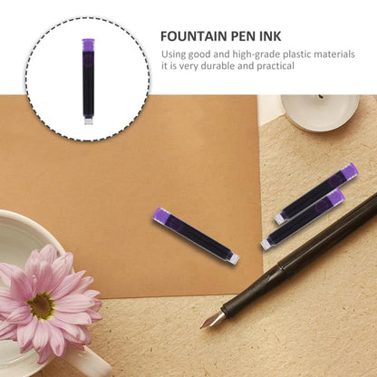 100pcs Erasable Fountain Pen Ink Cartridges Smooth Writing Refills for School and Office Supplies Compatible Most Fountain Pens