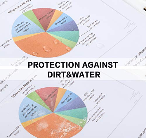 Sheet Protectors, PANDRI 400 Pack Clear Heavy Duty Plastic Page Protectors Sheet Reinforced 11-Hole Fit for 3 Ring Binder Fits Standard 8.5 x 11 Paper, 9.25 x 11.25 Top Loaded, Excluding Acid - size: 400 PACK