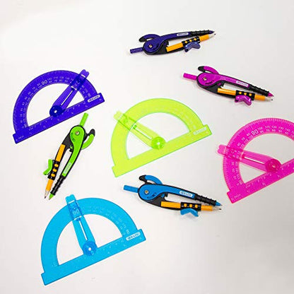 BAZIC Scale-Arm Compass w/ #2 Wood Pencil