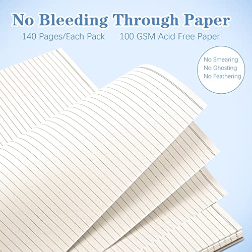 Spiral Notebook, Wide Ruled Notebook Journal, 8.5" x 11" Lined Journal Notebook Pack, A4 Large Subject Notebook for School, Work, Notes, 560 Thick Paper, 24pcs Index Tabs, Assorted Pastel Notebook - size: 8.5" x 11", style: Wide Ruled