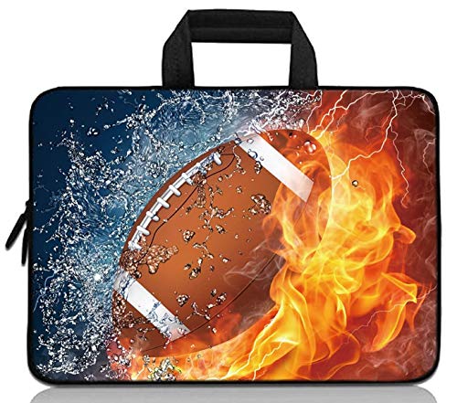 11 in 11.6 12 12.1 12.5 inch Laptop Carrying Bag Chromebook Case Notebook Ultrabook Tablet Cover Neoprene Sleeve Fit Apple MacBook Air Samsung (Rugby Fire) - color: Rugby Fire