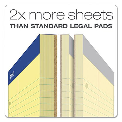 Ampad 20245 Double Sheets Pad, Law Rule, 8 1/2 x 11 3/4, Canary, 100 Sheets (Pack of 2) - size: 1 Count (Pack of 2)