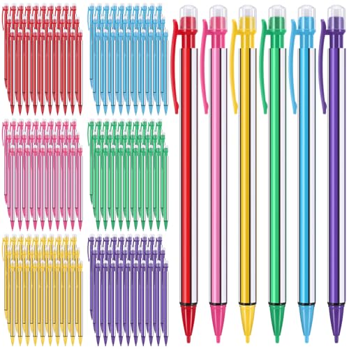 Colarr 300 Pieces Mechanical Pencils 0.7 mm with Eraser Pastel Art Pencils for Kid School Students Artist Writing Drawing for School Student Writing Drawing Sketching