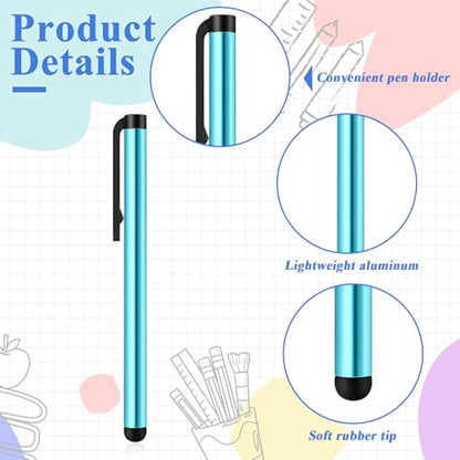 150 Pcs Styluses Pens for Touch Screens Universal Stylus Compatible with Touch Screens Capacitive Stylus Compatible with All Universal Touchs Screen Devices, 10 Colors