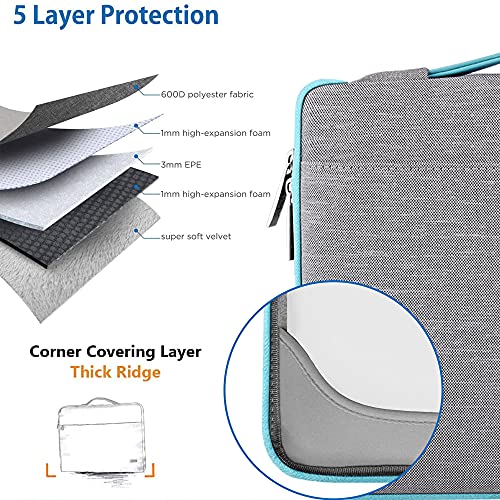 Hseok Laptop Sleeve 14-15 Inch Case Briefcase Compatible with MacBook Neo Pro 14 M5/M4/M3/M2/M1, MacBook Air/Pro 15 M4/M3/M2, XPS 15, Most Popular 13"-14" Notebooks,L01G04 - color: L01G04, size: 15"