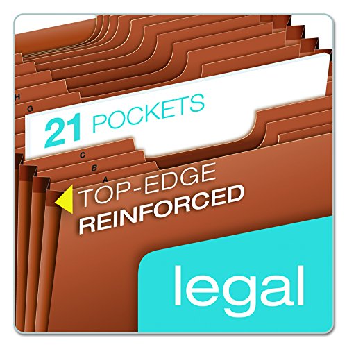 Pendaflex Conversion File Jackets and Pockets, (PFXR219AHD),Brown (Pack of 5) - size: Legal (Pack of 5)