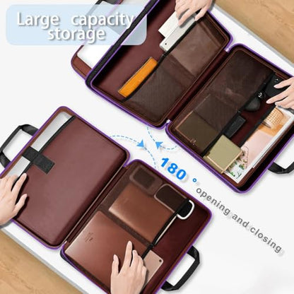 ZINZ Slim Expandable Laptop Case 15.6 Inch Sleeve Upgraded Protective Durable Recycled Carrying Case Compatible with MacBook 15" & 16" and Most 15" 15.6" 16" Notebook,BK01PU01 - color: Bk01pu01, size: 15.6"
