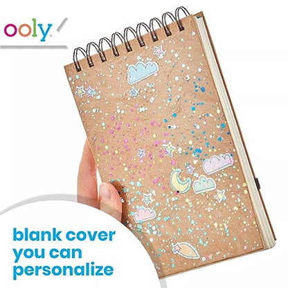 OOLY DIY Cover Small Sketchbook, 5 x 7.5 Inches, White Paper Sketchbook, Drawing Book for Kids, Artists Drawing Pad for Gel Pens - color: White Paper, style: Small (5"x7.5")
