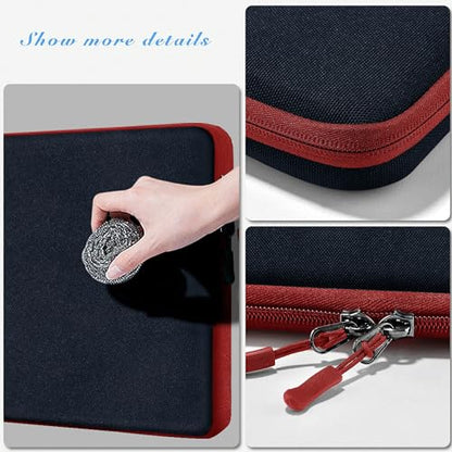 Hseok Laptop Sleeve 15 inch Case Compatible with MacBook Air 15 M5 M4 A3241 M3 A3114 M2 A2941 2025 2024 2023, MacBook Pro 15 A1398, Dell XPS 15, Computer Bag with Side Pocket & Dual Zippers,B02K02 - color: B02K02, size: 15"
