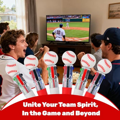 24 Pcs Baseball Party Favors Baseball Multicolor Pen in One 4-in-1 Cute Fun Pens Bulk Kawaii Ballpoint Pen for Sports Goodie Bags Stuffers (Baseball) - style: Baseball