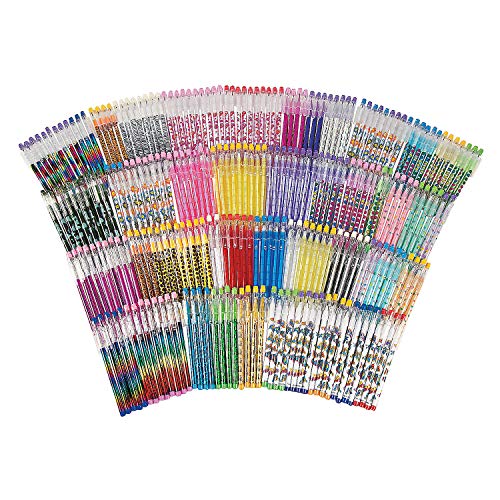 Fun Express Mega Stacking Point Pencil Assortment (set of 250) Bulk School Supplies