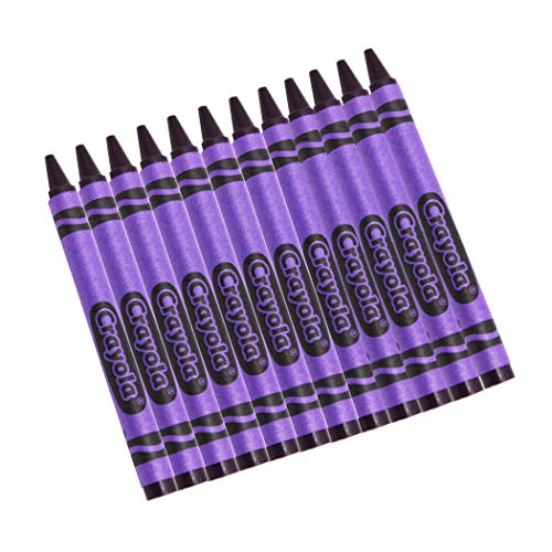 Crayola Crayons, Violet Purple, Single Color Crayon Refill, 12 Count Bulk Crayons, School Supplies - color: Violet, size: 12 Count (Pack of 1)