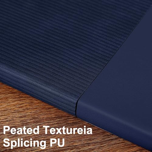 Lined Journal Notebook for Work College Ruled Note Book 7.2"x9.6" B5 PU Leather Daily Journaling 160 Pages for Women Men Writing Home School Supplies Business (Dark Blue) - color: 04-Dark Blue-1pack, style: B5 Lined 160pages