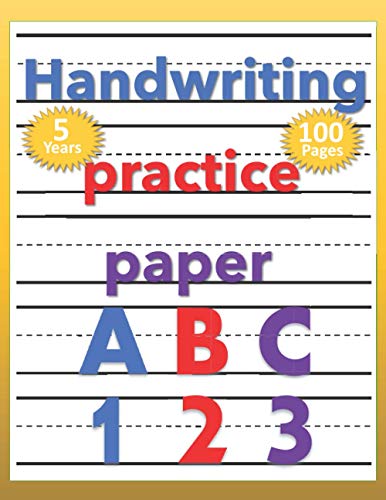Handwriting Practice Paper: Writing Notebook for Kids age 5