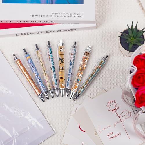 Idealmuzik Dog Pens for Dog Lovers – Cute Ballpoint Pen Set for Kids, Teens, and Adults – Fun Stationery Gift for Journaling, Writing, or School – Thanksgiving Christmas New Year Gifts, 8 Pack - style: Dog