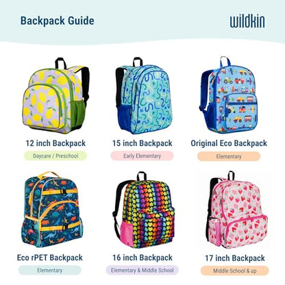 Wildkin 16-inch Kids Backpack – Durable, Padded & Spacious School Bag for Boys & Girls - Strawberry Patch - color: Strawberry Patch