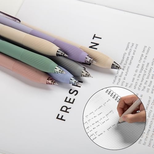 Linbsunne Gel Pens Black Ink Pens for Office 0.5mm Fine Point Pens Smooth Writing Retractable Work Pen (12-count) - color: 12-count