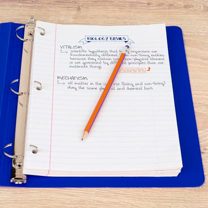 Mead Loose Leaf Paper, Wide Ruled Filler Notebook Paper, 8" x 10-1/2", 400 Sheets, Fits 3-Ring Binder (150036-ECM) - size: Pack of 1, style: 400 Sheets