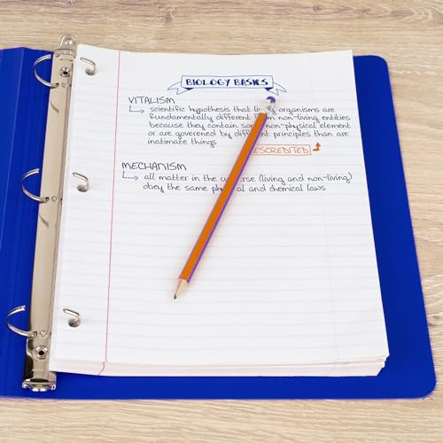 Mead Loose Leaf Paper, Wide Ruled Filler Notebook Paper, 8" x 10-1/2", 400 Sheets, Fits 3-Ring Binder (150036-ECM) - size: Pack of 1, style: 400 Sheets