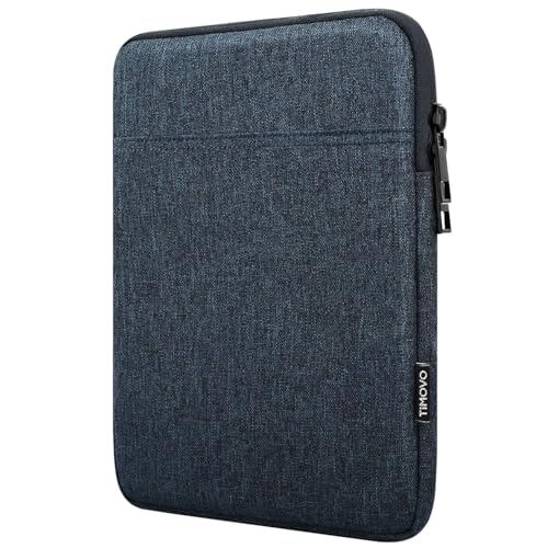 TiMOVO 8-9 Inch Tablet Sleeve with Pockets, Space Gray | Fit iPad mini 7 (A17 Pro, 2024) / mini 6 (8.3", 2021) / 5/4/3/2/1, Portable Protective Carrying Bag Case - color: Space Gray, size: 8-9 Inch