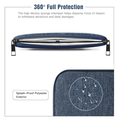 TiMOVO 9-11" Tablet Sleeve Bag, Dusty Blue | Fit iPad 11" A16 2025 / 10.9"/10.2" / Air 11" 5/4 Gen / Galaxy Tab A9+/A11Plus 11", Fit Smart Keyboard - color: A-Dusty Blue, size: 9-11 Inch