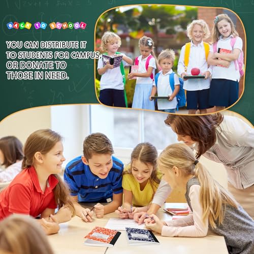 Resurhang 100 Pcs Mini Composition Notebook Bulk 100 Pages/50 Sheets Cute Pocket Composition Note Pad Small Marble Journal Notebooks College Ruled for Student Classroom Office Supplies(Colorful) - color: Colorful
