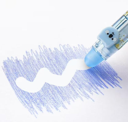 12PCS Cute Glitter Erasable Gel Pens, Multicolor Fine Point 0.7mm, Retractable, for Journaling, Drawing, Note Taking - color: Multicolor
