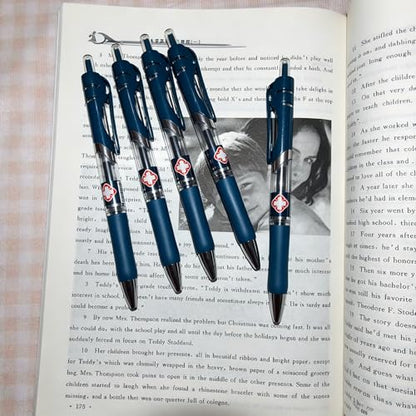 Gel Pens 10 Pack, 0.5mm Fine Point, Quick-Drying Retractable Click Pens, No Smudge Ink, Ideal for Medical, School & Office Use
