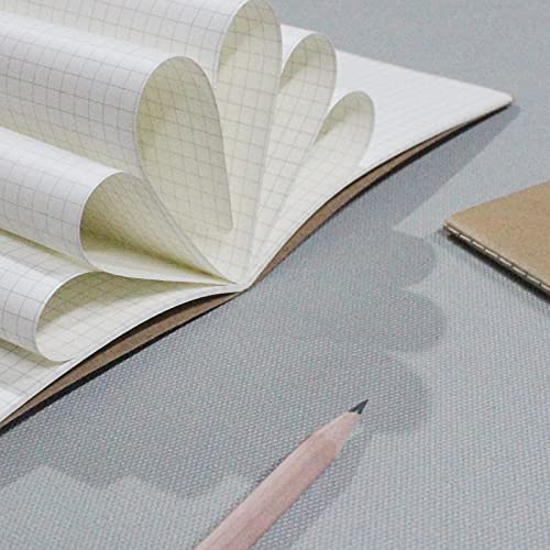 zmybcpack 12 Pack Graph Paper Notebook Journal Notebook Square Grid Paper Notebook for Travelers, Students, Office - Subject Notebooks - A5 Size, 8.26”x5.5”, 64 Square Grid Pages/32 Sheets - size: 8.2 x 5.5"(12pack graph)