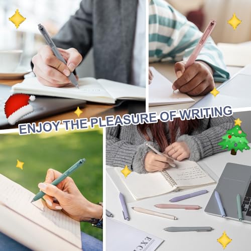 Linbsunne Gel Pens Black Ink Pens for Office 0.5mm Fine Point Pens Smooth Writing Retractable Work Pen (18-count) - color: 18-count