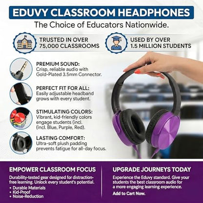 Bulk Headphones for Classroom, 24 Pack Durable Wired School Headphones for Students. Teacher Must Haves Supplies from Elementary to College (Mixed Color) - color: 24-Pack Mixed