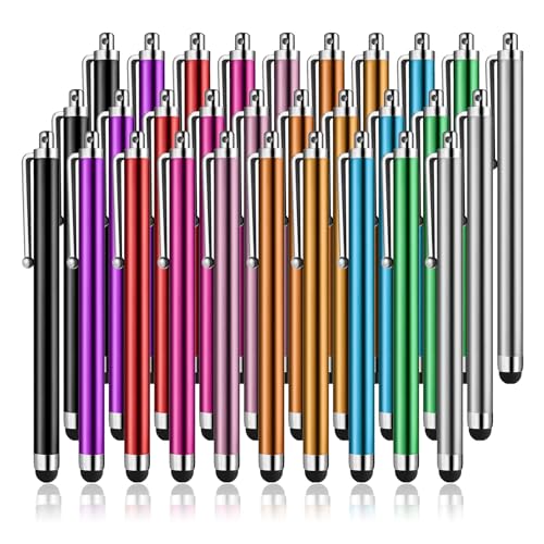 Stylus Pens for Touch Screens, AGREJO High Precision Universal Stylus for iPad iPhone Tablets Samsung Galaxy All Capacitive Touch Screens (30-Pack) - color: 30-Pack
