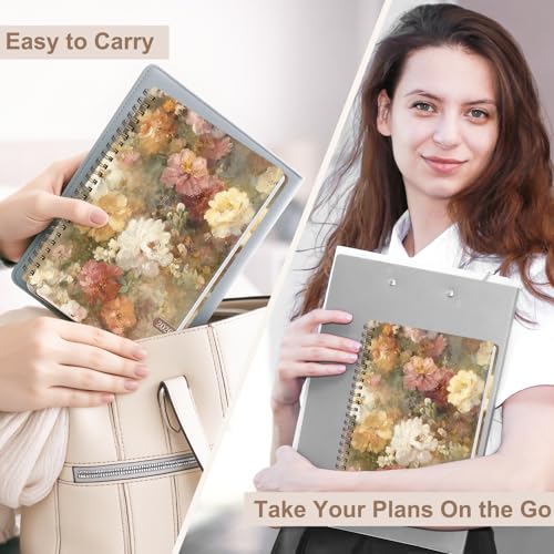 2026 Planner, Weekly and Monthly Calendar Planner Agenda, Jan 2026 - Dec 2026, Planning Academic Book, Office Desk Accessories and School Supplies - A5 (6.3'' x 8.5'') - color: C-Blossom Haze