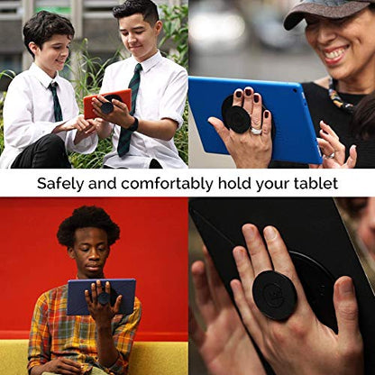 G-Hold® - Comfort Tablet Holder Works with Any Tablet, Tablet case, e-Reader, iPad - Universal, Ergonomic, Rotating, Folds Flat and Adjustable (Black) - color: Black Engraved